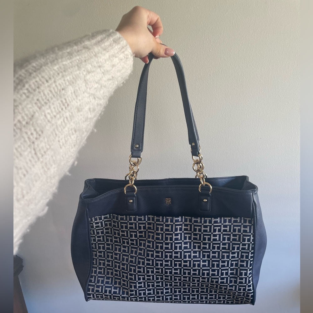 Tommy Hilfiger TH Navy Blue Shopper